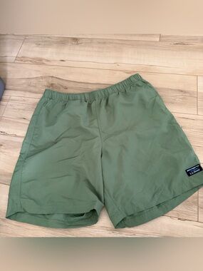 LL Bean green Swim Trunks Size L